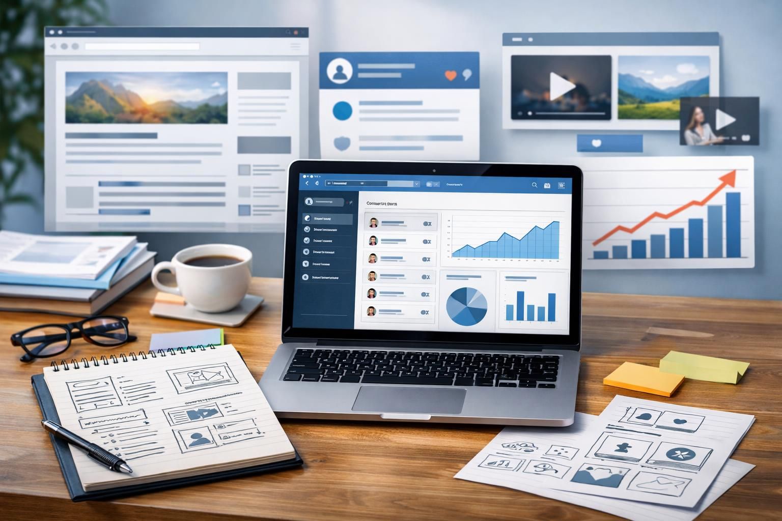 erfahren sie, wie sie von den ersten veröffentlichten inhalten an eine qualifizierte e-mail-liste aufbauen und effektives e-mail-marketing betreiben.