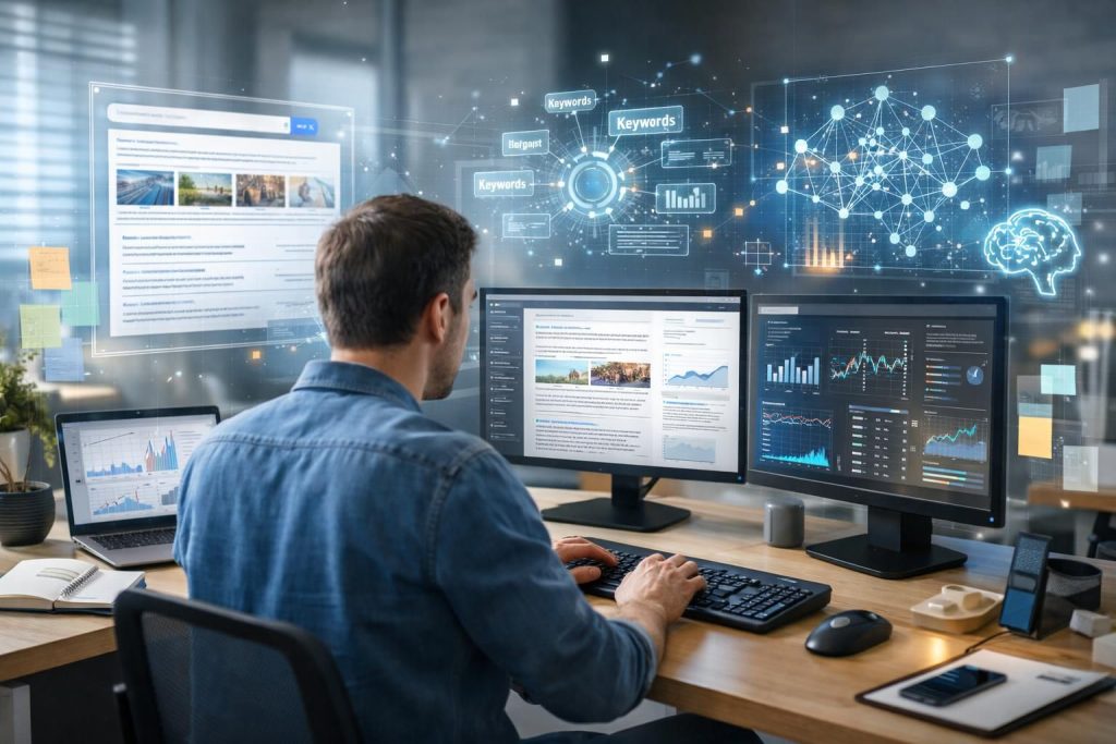 erfahren sie, wie man inhalte erstellt, die speziell für generative suchmaschinen optimiert sind, um bessere sichtbarkeit und höhere rankings zu erzielen.